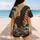 Patriotic Bald Eagle Coastal Flag Art For Beach Travel And Independence Day Fans Baseball Jersey - 7
