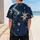 Midnight Navy Constellation Stars And Chevron Accents For Athletic Varsity Game Day Style Baseball Jersey - 5