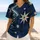 Midnight Navy Constellation Stars And Chevron Accents For Athletic Varsity Game Day Style Baseball Jersey - 6