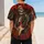 Skeleton Guitar Rock The Dead Vintage Concert Style for Music Fans and Halloween Nights Baseball Jersey - 5