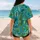 Tropical Sea Turtle Palm Island Resort Wear For Beach Vacations And Cruise Travelers Baseball Jersey - 7