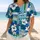 Tropical Hibiscus And Pacific Geometric Mosaic For Beach Travel And Resort Style Baseball Jersey - 6