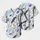 Abstract Blue Geometric Slash Motif For Retro Athletic Training And Streetwear Fans Baseball Jersey - 2