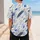 Abstract Blue Geometric Slash Motif For Retro Athletic Training And Streetwear Fans Baseball Jersey - 5