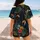 Tropical Toucan Jungle Floral Hawaiian Vacation Beach Travel Outfit for Men and Women Baseball Jersey - 7