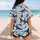 Blue Shark School Ocean Sportswear For Beach Days, Swim Fans And Marine Life Lovers Baseball Jersey - 7