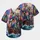 Colorful Graffiti Sailing Ship On Teal Ocean Waves For Beach Games And Streetwear Fans Baseball Jersey - 2