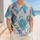 Muted Turquoise Geometric Lattice for Training, Team Practice and Casual Streetwear Baseball Jersey - 4