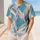 Muted Turquoise Geometric Lattice for Training, Team Practice and Casual Streetwear Baseball Jersey - 1