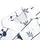 Playful Navy Panda Bamboo Motifs For Beach Travel Casual Summer Daily Relaxed Wear Men's Polo Shirt - 6