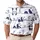 Playful Navy Panda Bamboo Motifs For Beach Travel Casual Summer Daily Relaxed Wear Men's Polo Shirt - 1