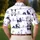Playful Navy Panda Bamboo Motifs For Beach Travel Casual Summer Daily Relaxed Wear Men's Polo Shirt - 5