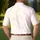 Golden Tropical Leaf Line Art for Resort Golf Travel and Summer Vacation Style for Men Men's Polo Shirt - 5