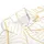 Golden Tropical Leaf Line Art for Resort Golf Travel and Summer Vacation Style for Men Men's Polo Shirt - 6