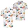 Colorful Cherry Trio Motifs For Summer Golf Tennis Resort And Casual Wear For Men Men's Polo Shirt - 2