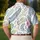 Tropical Green Leaves And Coral Pink Florals For Casual Summer Beach Golf Resort Wear Men's Polo Shirt - 5