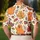Friendly Ghosts, Pumpkins And Autumn Leaves For Halloween Parties And Fall Outings Men's Polo Shirt - 5