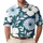 Teal White Hibiscus And Icy Blue Dahlia Tropical Resort Vacation Beach Golf Wear For Men Men's Polo Shirt - 1