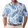 Blue Peacock Feathers And Tropical Leaves For Resort Golf And Summer Vacation Men Men's Polo Shirt - 1