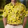 Yellow Music Notes And Treble Clefs For Summer Parties Beach Holidays And Music Lovers Men's Polo Shirt - 4