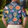 Colorful Tropical Fish Coral Seashell Ocean Motifs for Beach Vacation Resort Wear Men Men's Polo Shirt - 5