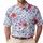 Crimson Wildflower Garden Motif For Summer Golf Vacation And Casual Resort Daily Wear Men's Polo Shirt - 1