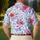 Crimson Wildflower Garden Motif For Summer Golf Vacation And Casual Resort Daily Wear Men's Polo Shirt - 5