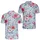 Crimson Wildflower Garden Motif For Summer Golf Vacation And Casual Resort Daily Wear Men's Polo Shirt - 2