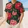 Camellia Floral Forest Green Athletic Style For Garden Parties, Travel And Weekend Wear Baseball Jersey - 1