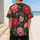 Camellia Floral Forest Green Athletic Style For Garden Parties, Travel And Weekend Wear Baseball Jersey - 5