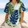Tropical Monstera Leaves With Sport Seam Accents For Summer Beach And Outdoor Game Days Baseball Jersey - 6