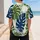 Tropical Monstera Leaves With Sport Seam Accents For Summer Beach And Outdoor Game Days Baseball Jersey - 5