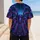 Neon Cyberpunk Tarantula Spiderweb for Halloween Raves and Gothic Streetwear Fans Baseball Jersey - 5