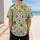Cobalt Folk Floral Medallions for Summer Festivals, Garden Parties and Casual Wear Baseball Jersey - 5