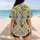 Cobalt Folk Floral Medallions for Summer Festivals, Garden Parties and Casual Wear Baseball Jersey - 7