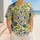 Cobalt Folk Floral Medallions for Summer Festivals, Garden Parties and Casual Wear Baseball Jersey - 4