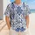Cobalt Blue Mediterranean Floral Tile Motifs For Golf, Tennis And Resort Athletes Baseball Jersey - 4
