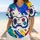 Retro Pixel Game Controller Color Block Arcade Party Gamer Gift For Game Night Fans Baseball Jersey - 6