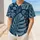 Navy Tropical Monstera Palm Foliage For Beach Vacations And Summer Casual Wear Baseball Jersey - 1