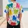 Colorful Smiling Cats Athletic Motif For Casual Game Day And Everyday Pet Lovers Baseball Jersey - 5