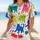 Colorful Smiling Cats Athletic Motif For Casual Game Day And Everyday Pet Lovers Baseball Jersey - 6