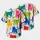 Colorful Smiling Cats Athletic Motif For Casual Game Day And Everyday Pet Lovers Baseball Jersey - 2