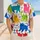 Colorful Smiling Cats Athletic Motif For Casual Game Day And Everyday Pet Lovers Baseball Jersey - 4