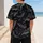 Silver Gray Flying Bats for Halloween Nights and Dark Varsity Streetwear Enthusiasts Baseball Jersey - 5