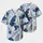 Blue Hibiscus And Palm Leaves for Beach Vacations, Resort Travel, and Summer Casual Wear Baseball Jersey - 2