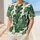 Green Oak Leaf Botanical All Over Casual Outdoor Game Day Wear For Nature Lovers Baseball Jersey - 1