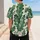 Green Oak Leaf Botanical All Over Casual Outdoor Game Day Wear For Nature Lovers Baseball Jersey - 5