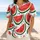 Watermelon Wedges Summer Game Day Outfit For Fruit Lovers, Picnics And Beach Days Baseball Jersey - 6