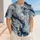 Blue Navy Marble Gold Veins For Game Day And Casual Streetwear Style Sports Fans Baseball Jersey - 4