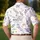 Navy Botanical Coastal Motifs For Resort Days, Beach Trips And Casual Summer Outings Men's Polo Shirt - 5